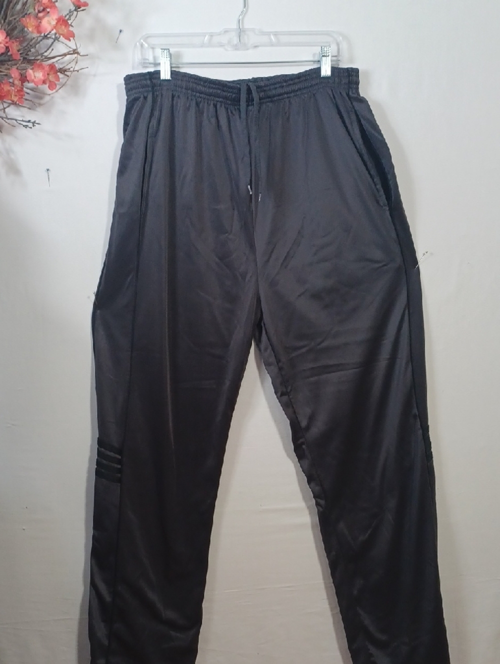 Men's GRAY Athletic Joggers with Elastic Drawstring Waist